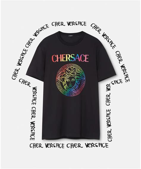 versace chersace pride t-shirt|CHER X VERSACE FOR PRIDE 2022.